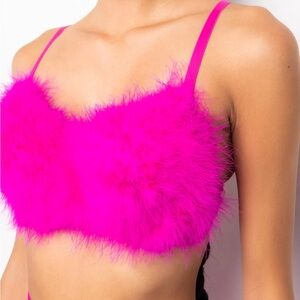 AKIRA "Baby Please" Pink Bra, Large, NWT